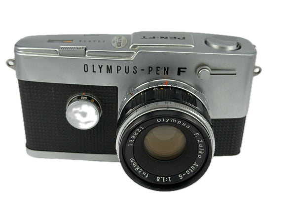 Olympus Pen F with 38mm f1.8 F. Zuiko Auto-S