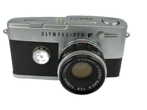 Olympus Pen F with 38mm f1.8 F. Zuiko Auto-S