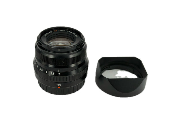 Fujifilm XF 35mm f2 R WR Super EBC Black with hood