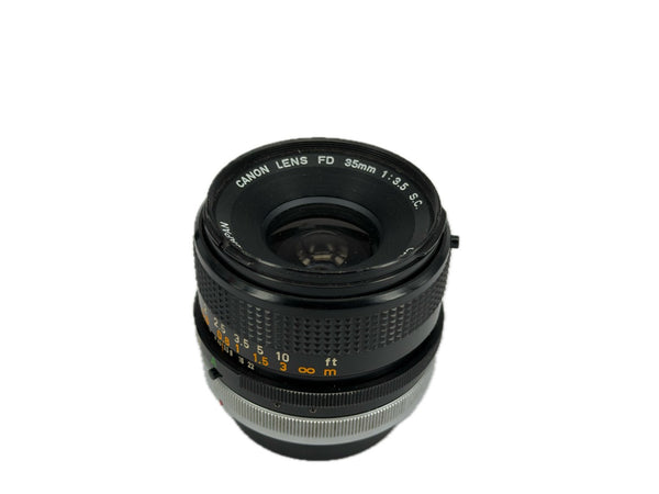 Canon FD 35mm f3.5 S.C