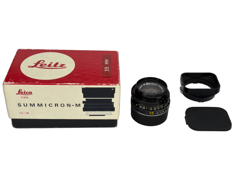 Leica 35mm f2 Summicron-M v4 with hood 12524 - Bokeh king