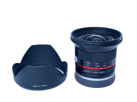 Rokinon 12mm f2.0 NCS CS E Ultra Wide Angle - Sony E mount