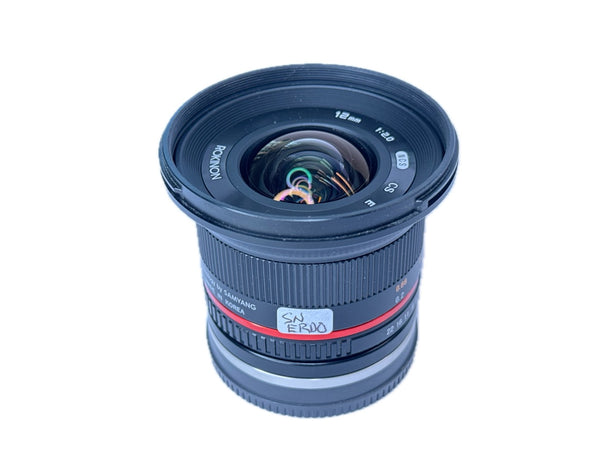 Rokinon 12mm f2.0 NCS CS E Ultra Wide Angle - Sony E mount