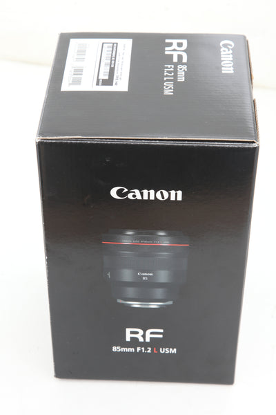 Canon RF 85mm f1.2 L USM - Like new in box