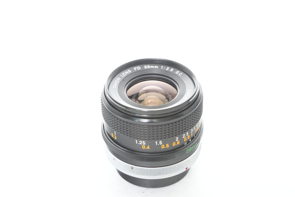 Canon FD 28mm f2.8 S.C.