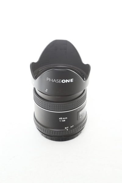 PhaseOne 45mm f2.8 AF with hood for PhaseOne XF Mamiya 645 AFD III II