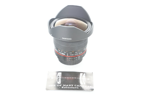 Samyang 8mm f3.5 Fish-eye CS II Aspherical - Nikon mount