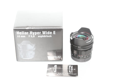 Voigtlander 10mm f5.6 Heliar Hyper Wide E Aspherical - Sony E