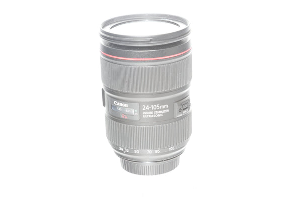 Canon EF 24-105mm f4 L IS II USM with hood EW-83M