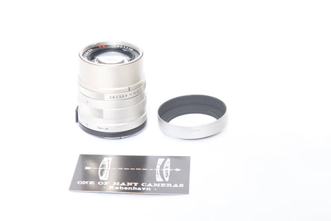 Contax G 90mm f2.8 Sonnar with hood GG-3