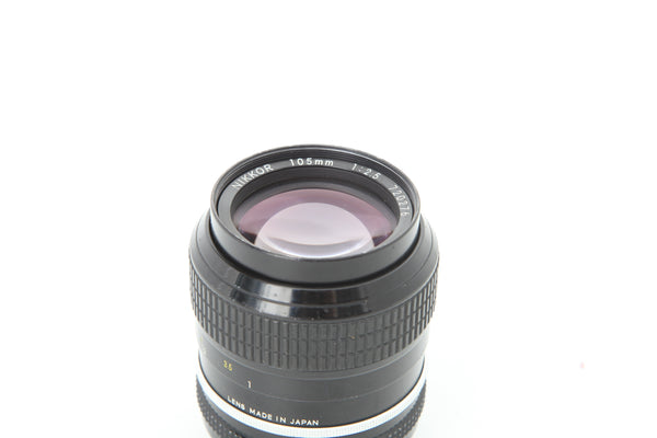 Nikon 105mm f2.5 Nikkor-P Auto - cl'a June 2023