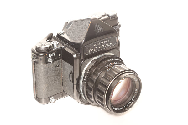 Pentax 6x7 with TTL Prism Finder - cl'a and new light seals January 2025