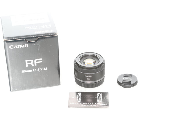 Canon RF 50mm f1.8 STM - Like new in box