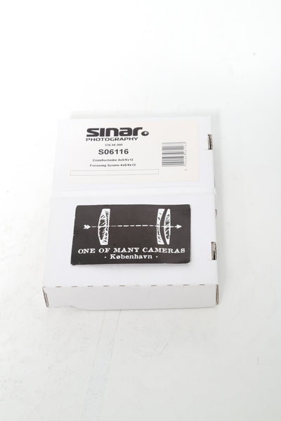 Sinar Focusing Screeen 4x5 536.66.000 - New in box