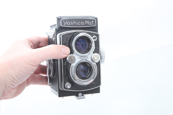 Yashica-Mat TLR with 80mm f3.5 with case