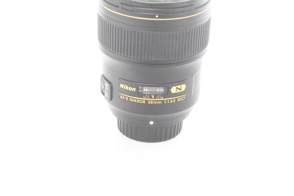 Nikon 28mm f1.4 E ED AF-S Nikkor in box
