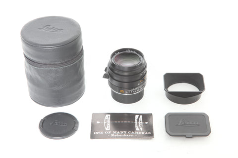 Leica 35mm f1.4 Summilux-M ASPH FLE 11663 with hood 12465