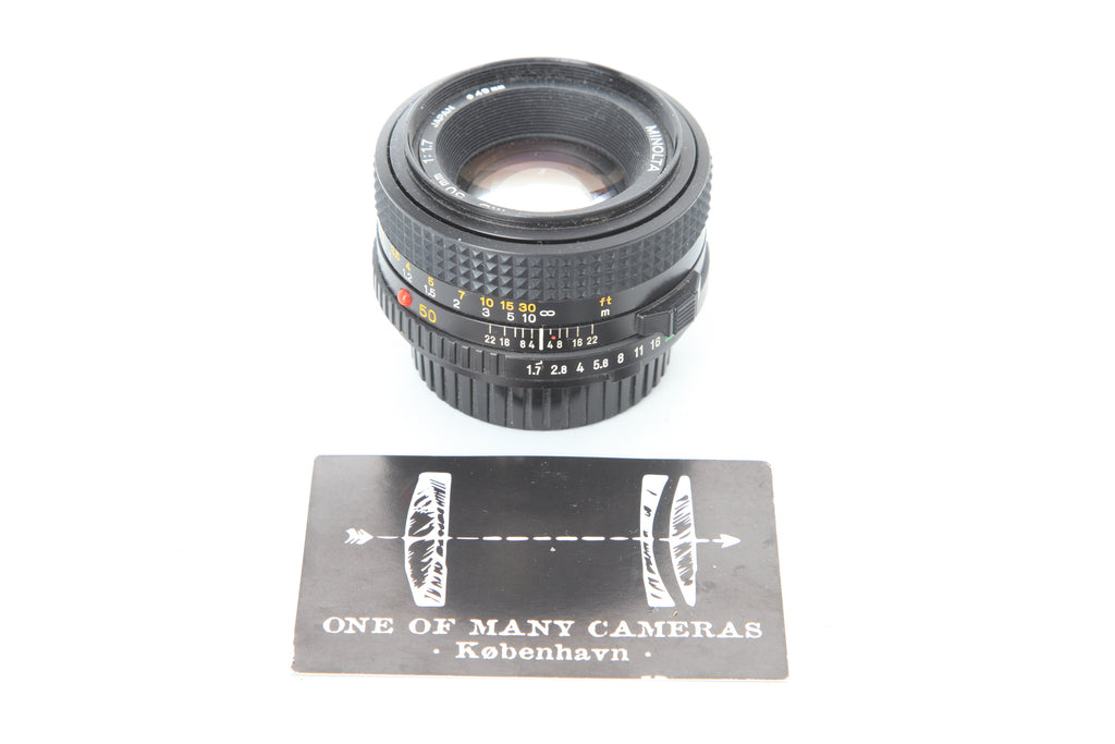 Minolta 50mm f1.7 MD Rokkor