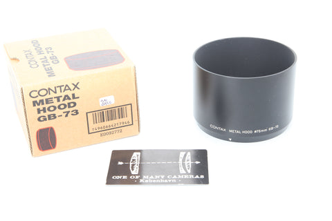 Contax 645 GB-73 Metal Lens hood - Like new in box