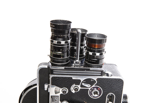 Bolex H16 Reflex with 3 lenses - Rental only