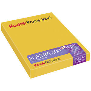 Kodak Portra 400 4x5" 10 sheet pack