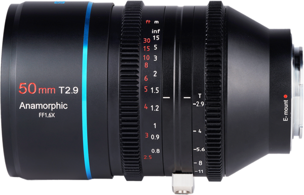 Sirui Anamorphic Lens 1.6x Full Frame 50mm T2.9 Nikon Z-Mount