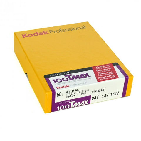 Kodak Tmax 100 4x5 50 sheets