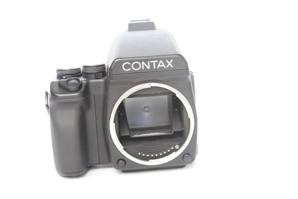 Contax 645 with MF-1 Prism Finder