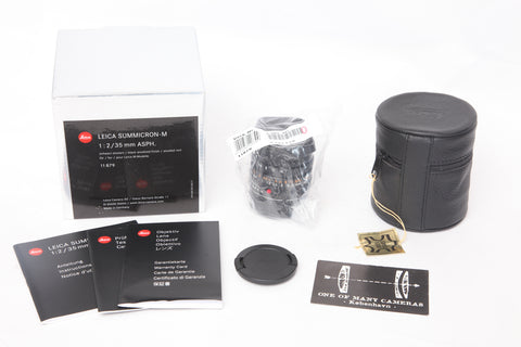 Leica M 35mm f2 Summicron Asph 11879