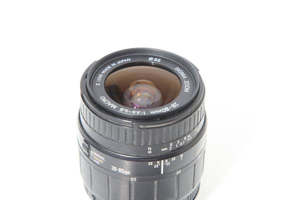 Sigma 28-80mm F3.5-5.6 Zoom MACRO Lens for Pentax K