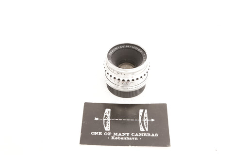Staeble 50mm f2.8 Braun-Color-Ultralit - Leica SM mount